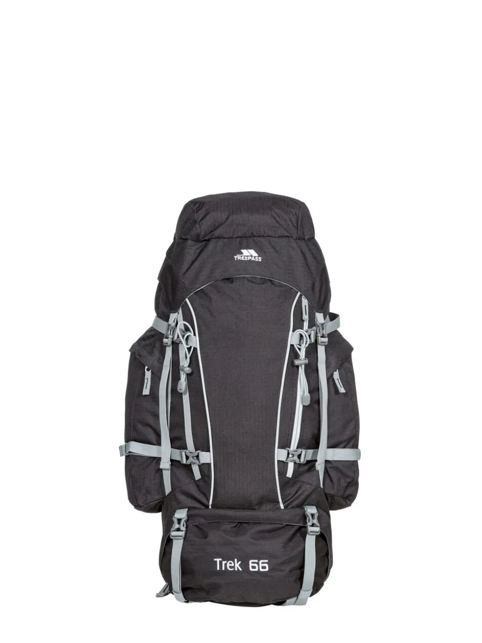 Trespass Grey Trek 66 Litres Rucksack