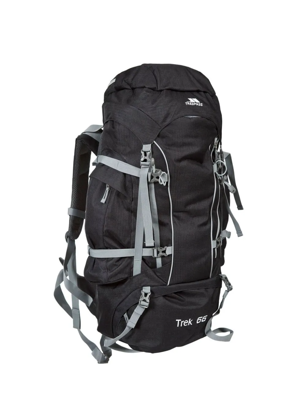 Trespass Grey Trek 66 Litres Rucksack