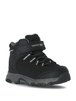 Trespass Kids Harrelson Black Boots