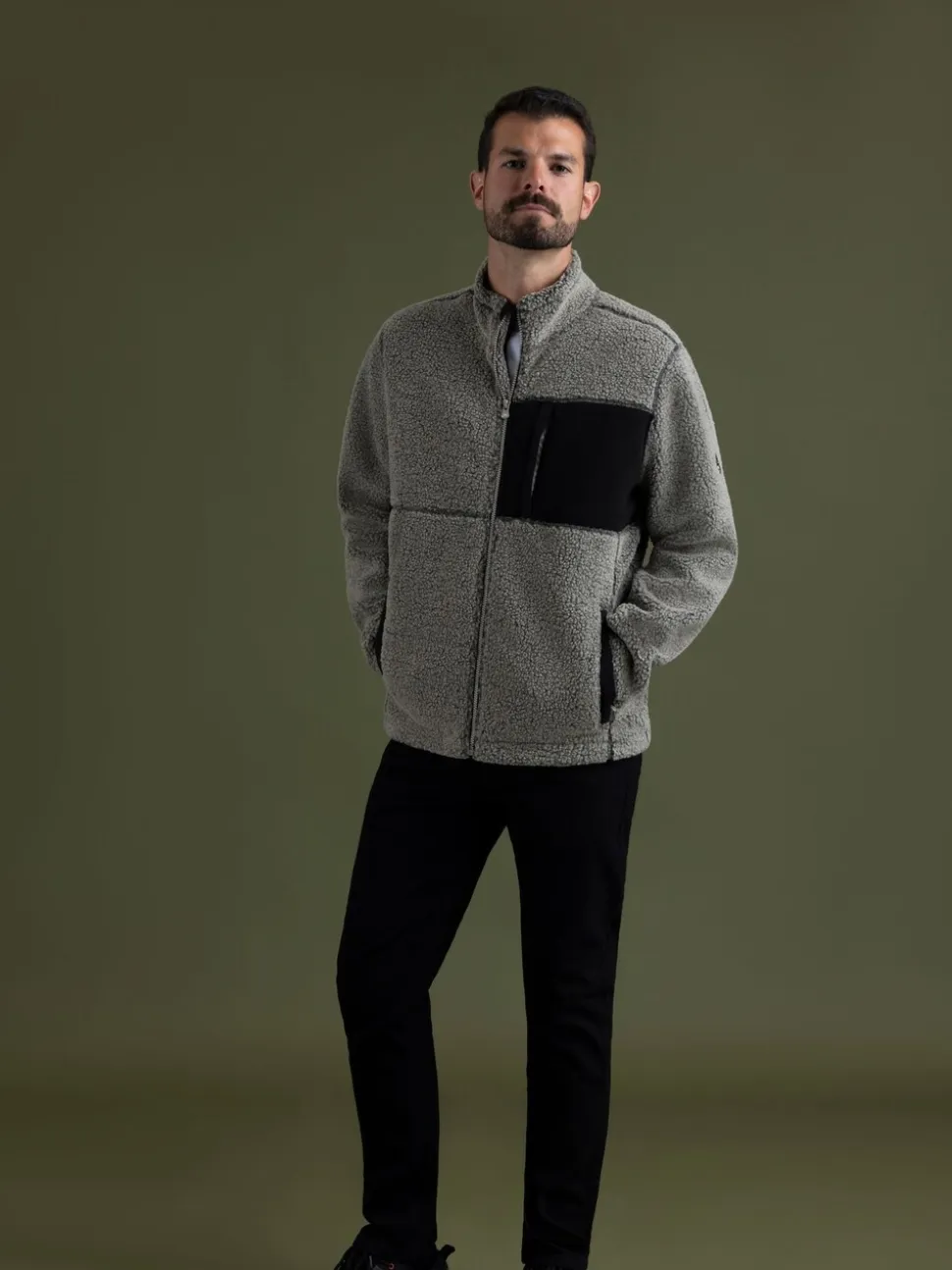 Trespass Maclarenton Male Fleece Brown Jacket At400