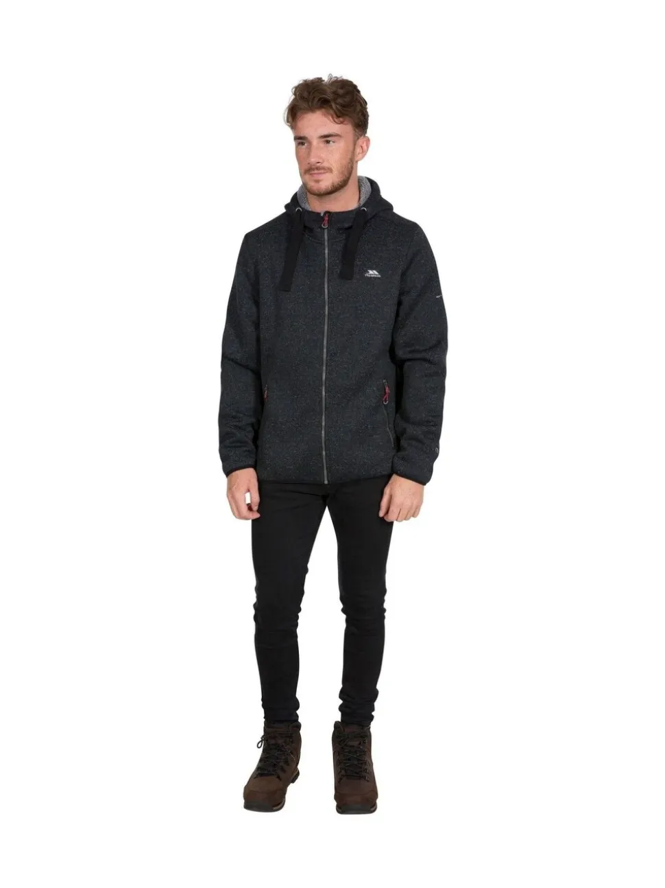 Trespass Male Black Tableypipe Fleece
