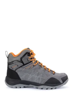 Trespass Male Grey Caelan Mid Cut Boots