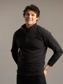 Trespass Quarter Zip Blackford Micro Fleece