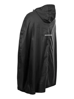 Trespass Unisex Qikpac Packaway Black Poncho