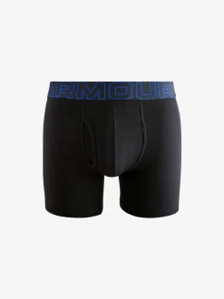 Under Armour Black 100% Cotton Performance Tech 6in Boxers 3 Pack