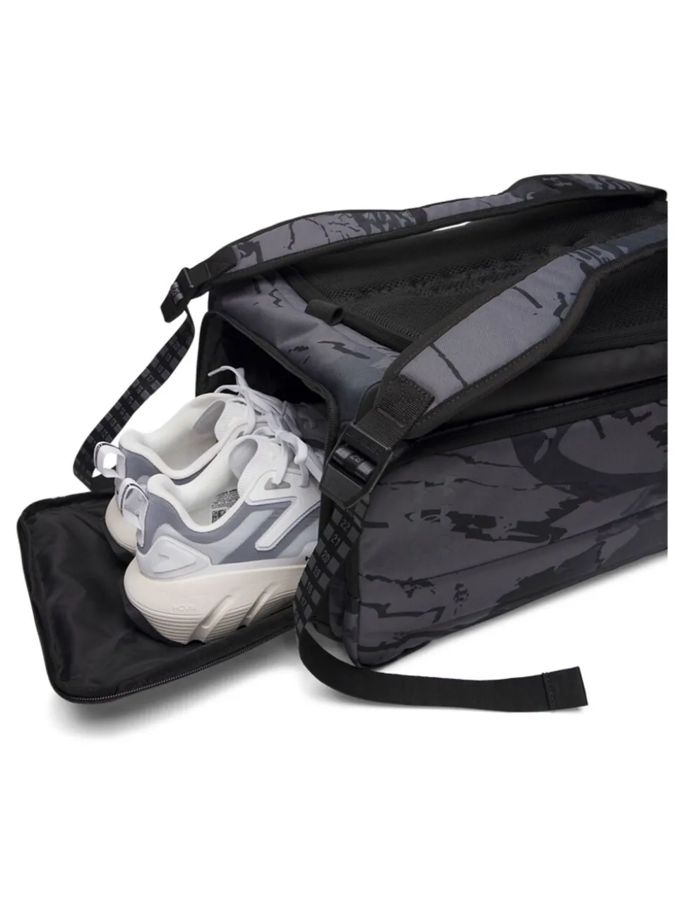 Under Armour Black Contain Duo Small Backpack Duffle Bag