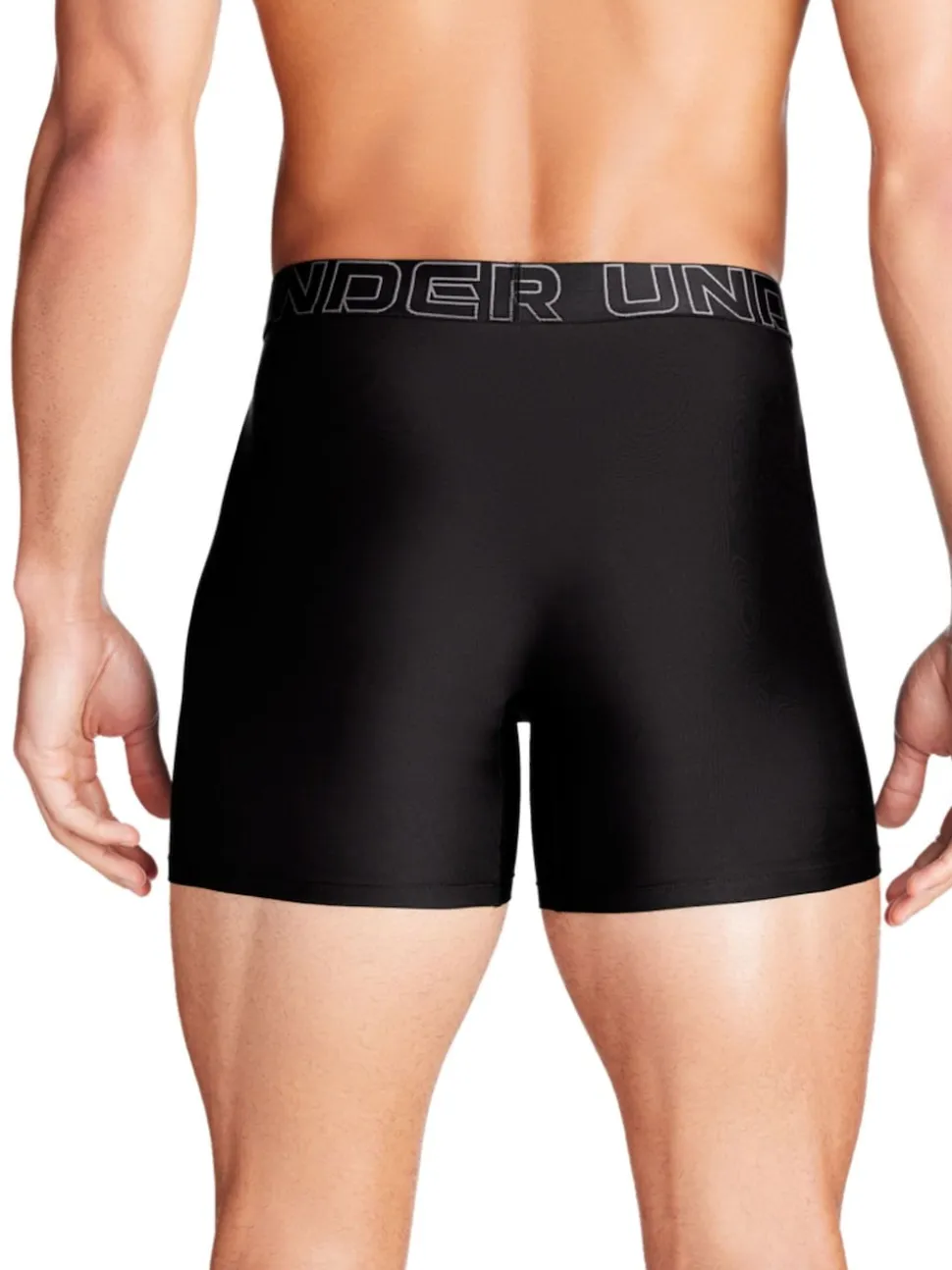 Under Armour Black Dark Tech Solid Briefs 3 Pack