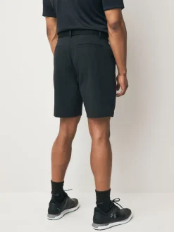 Under Armour Black Golf Tech Taper Shorts