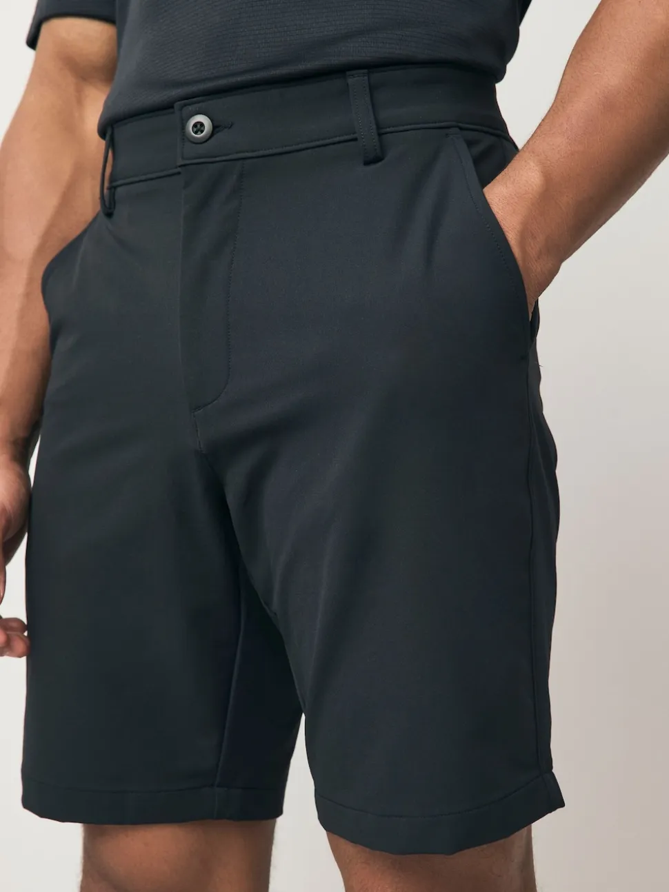 Under Armour Black Golf Tech Taper Shorts
