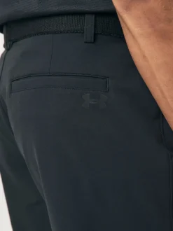 Under Armour Black Golf Tech Taper Shorts