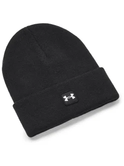 Under Armour Black Half time Cuff Beanie