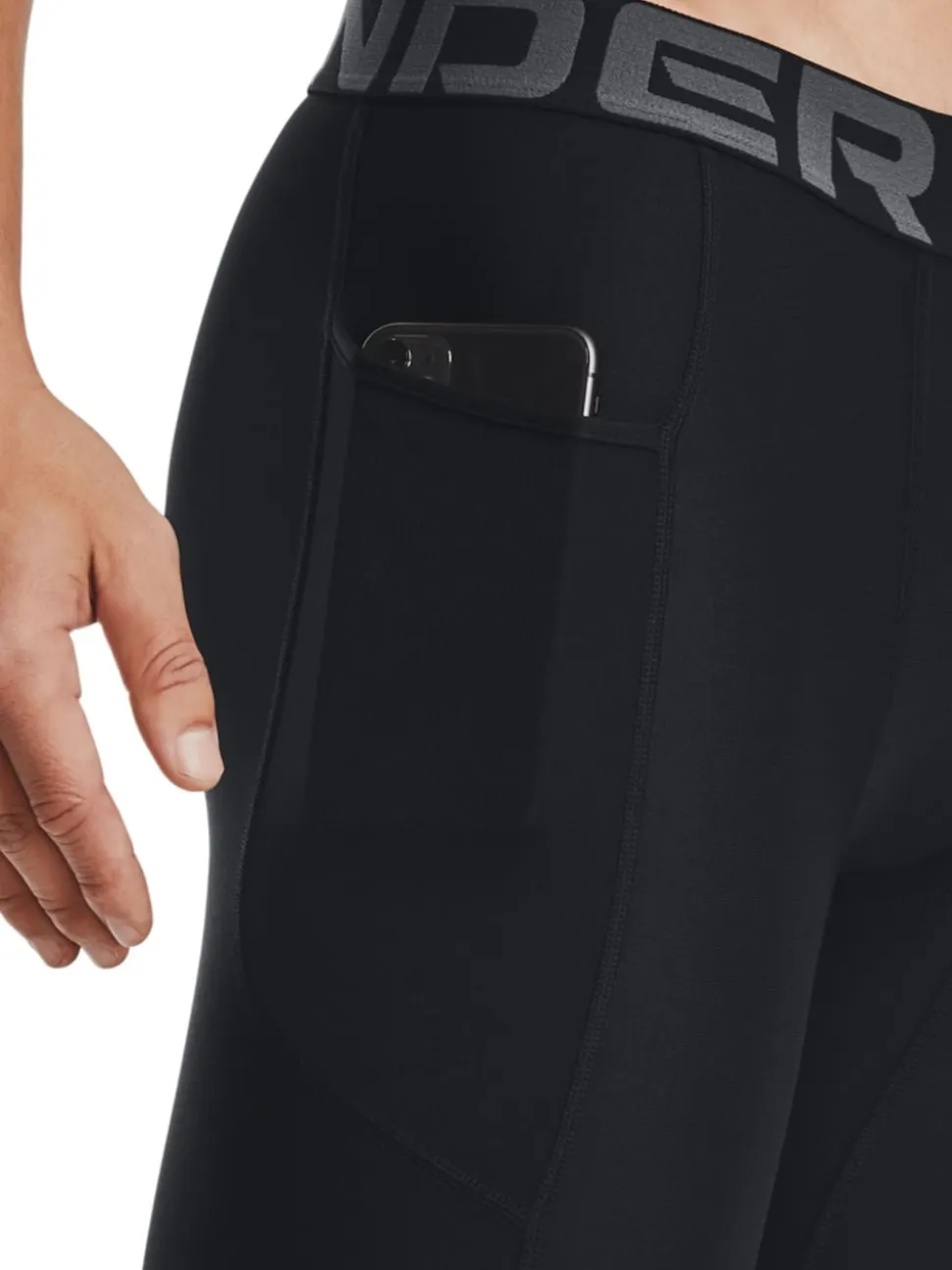 Under Armour Black Heat Gear Long Shorts