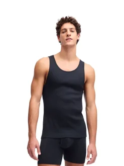 Under Armour Black Performance Cotton Under Vests 2 Pack
