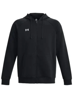 Under Armour Black Rival Fleece Full Zip Hoodie