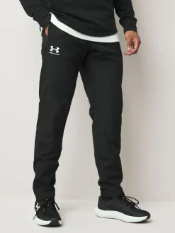Under Armour Black Rival Woven Windbreaker Pant