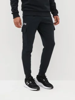 Under Armour Black Rival Fleece Cargo Jogger