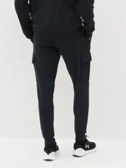 Under Armour Black Rival Fleece Cargo Jogger
