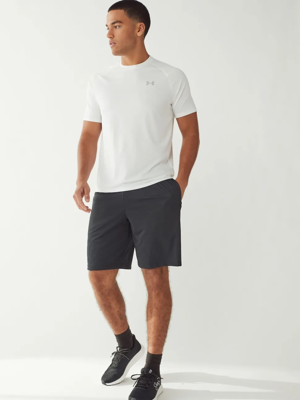 Under Armour Black Tech Graphic Shorts