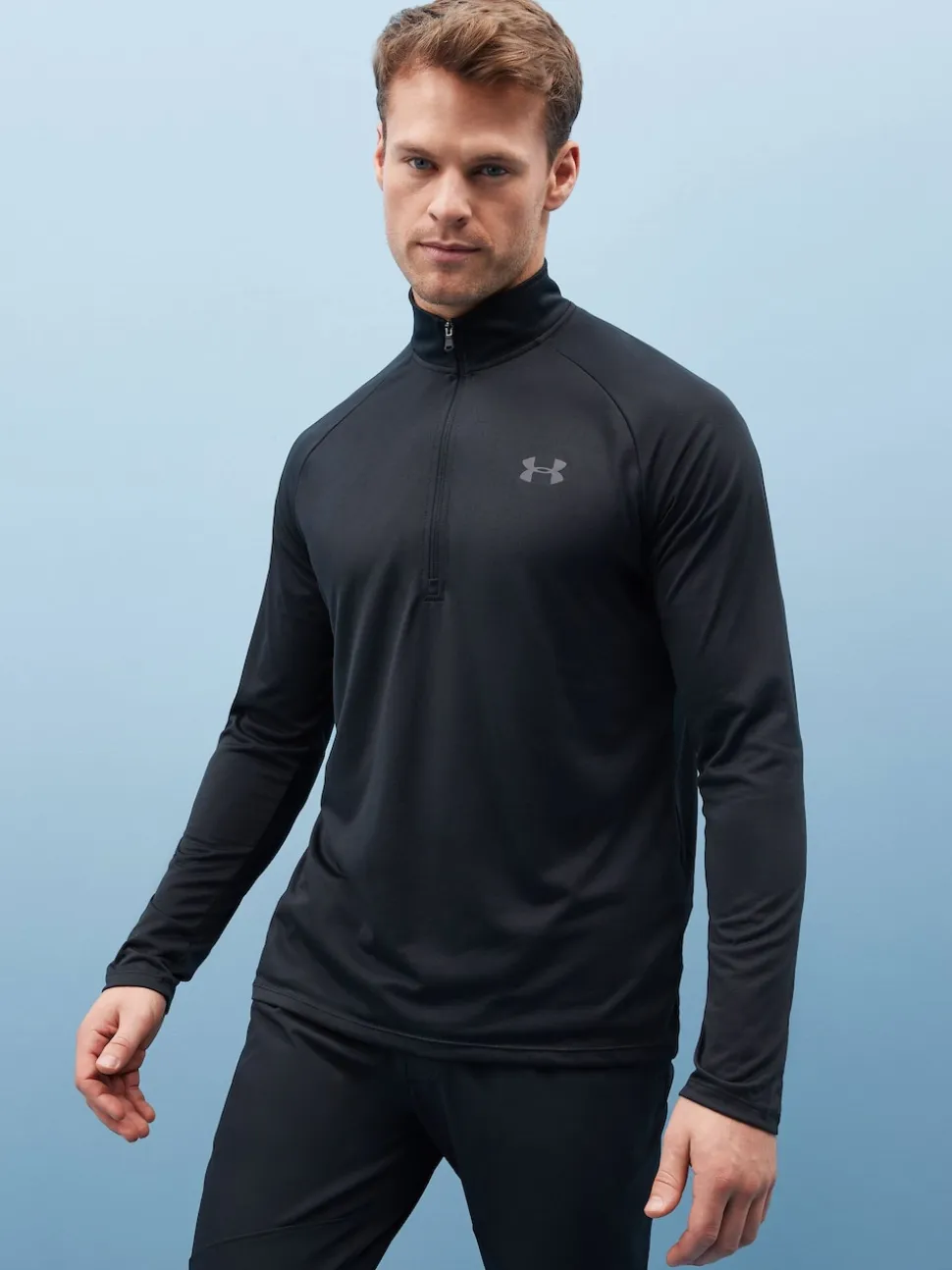 Under Armour Black Tech Quarter Zip Fleece