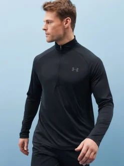 Under Armour Black Tech Quarter Zip Fleece