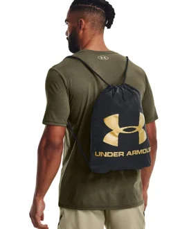 Under Armour Black White Ozsee Sackpack Bag
