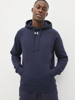 Under Armour Blue Rival Fleece Hoodie