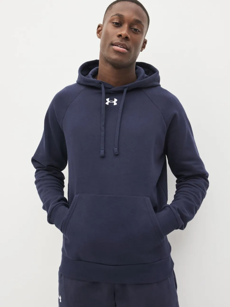 Under Armour Blue Rival Fleece Hoodie