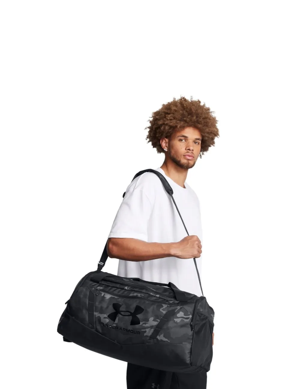 Under Armour Coal Black Undeniable 5.0 Medium Duffle Bag