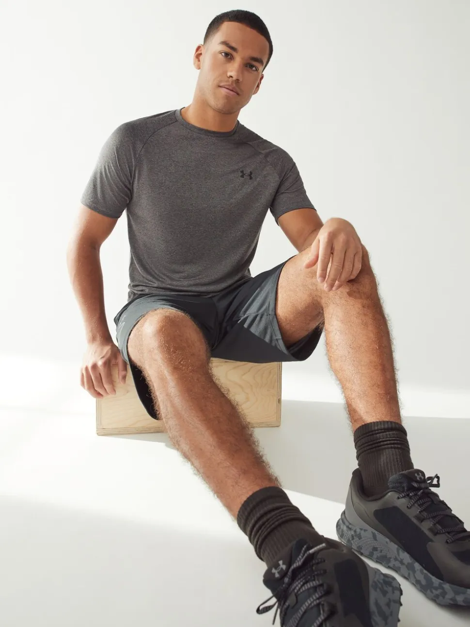 Under Armour Dark Grey Tech 2 T-Shirt
