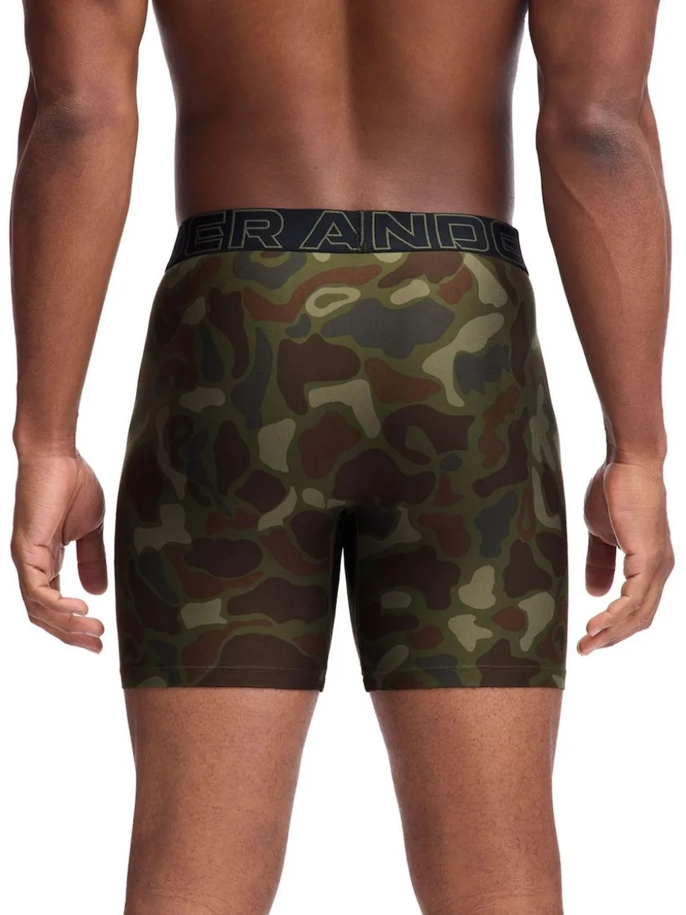 Under Armour Green Tech Print 6 Inch Boxers 3 Pack
