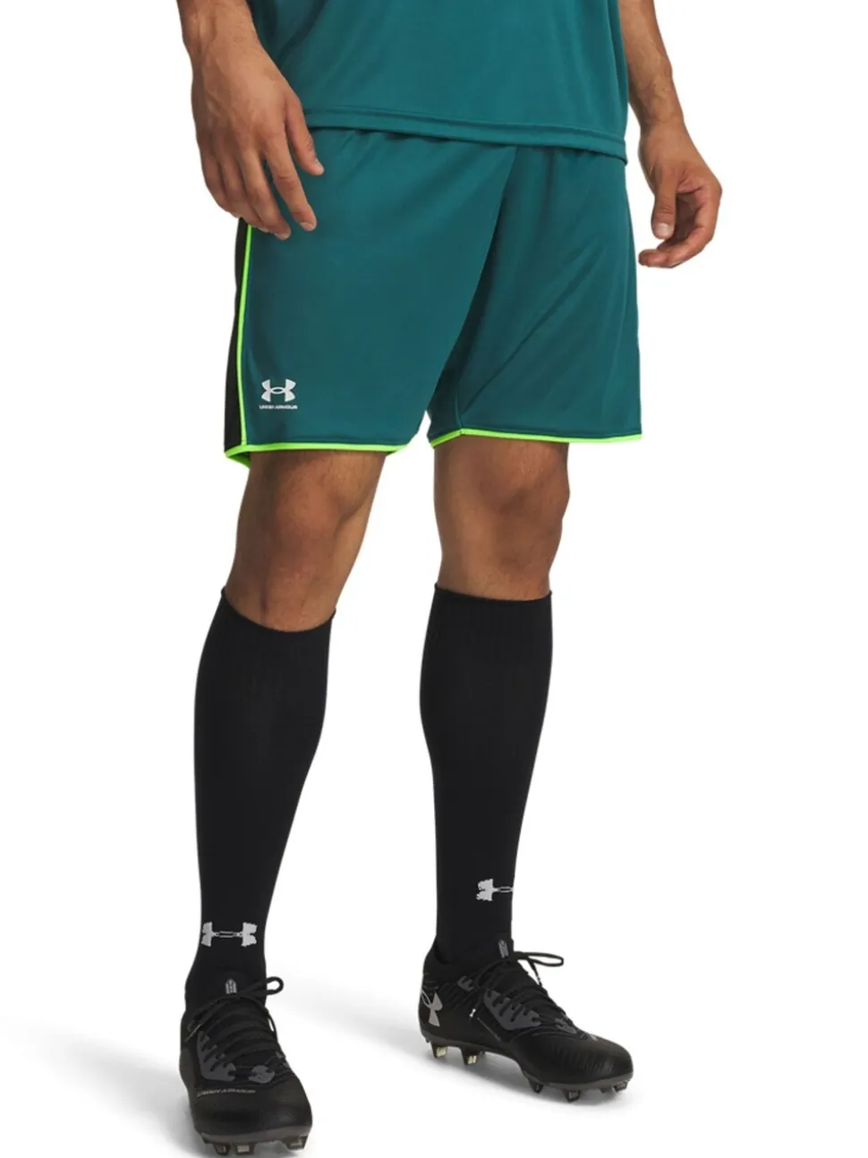 Under Armour Green UA M Challenger Train Shorts