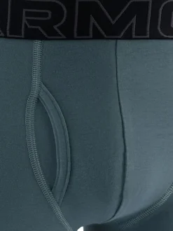 Under Armour Grey 100% Cotton Performance Boxers 3 Pack