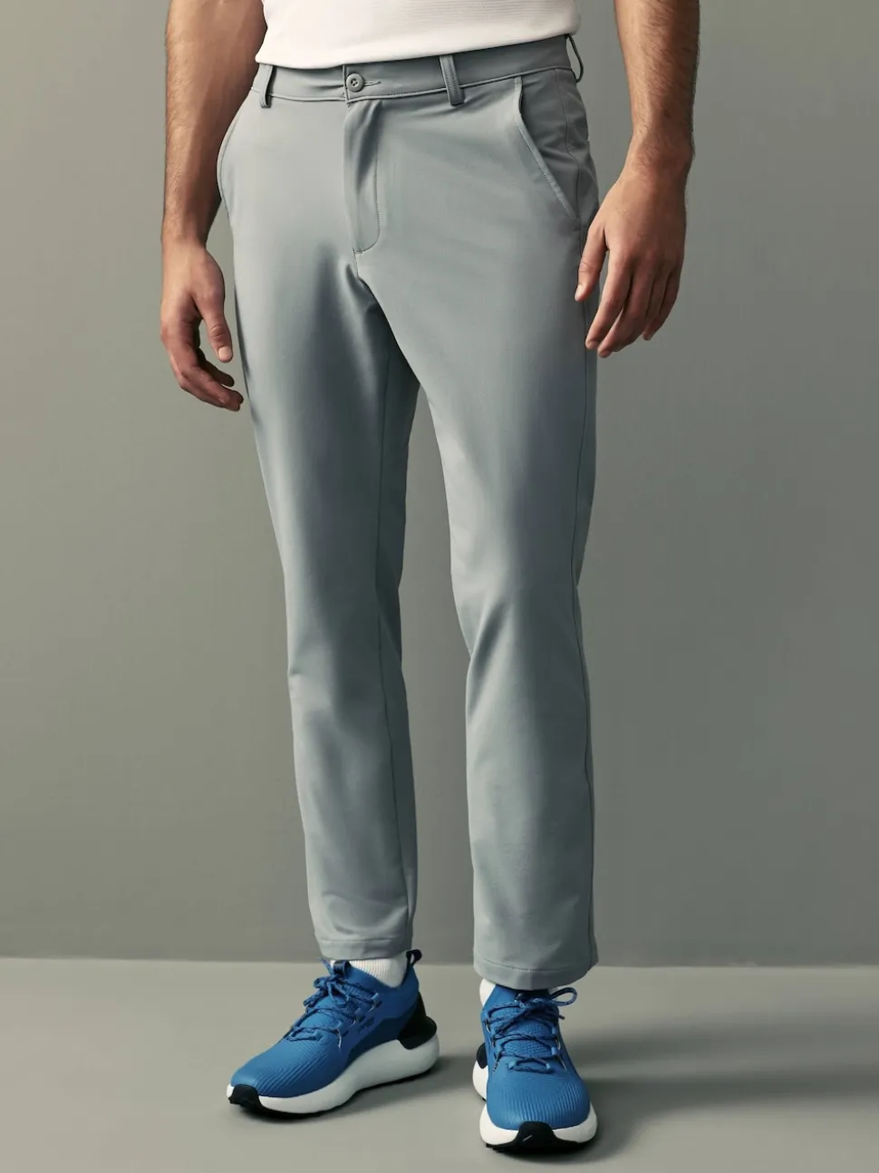 Under Armour Grey Golf Tech Tapered Trousers