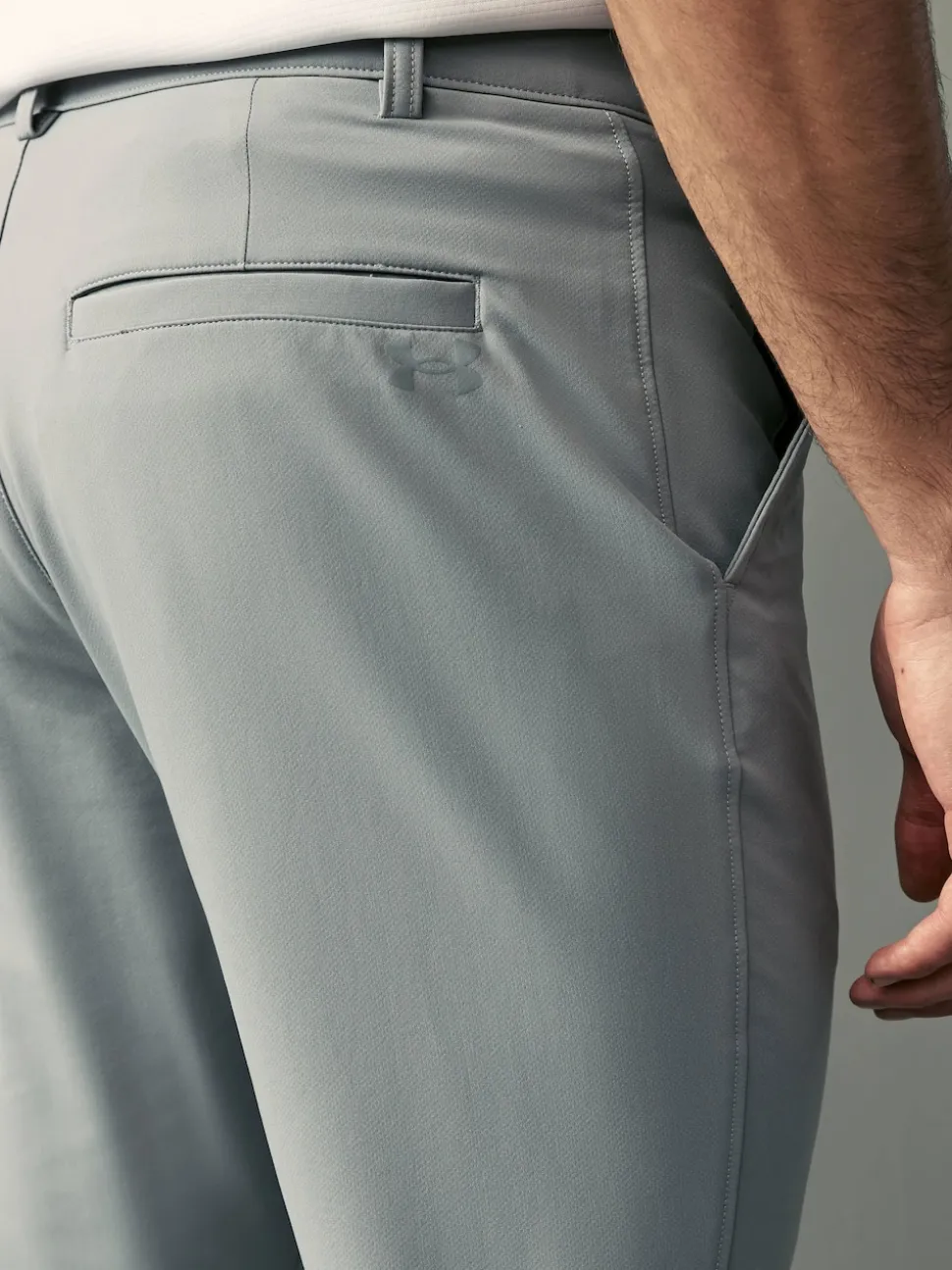 Under Armour Grey Golf Tech Tapered Trousers
