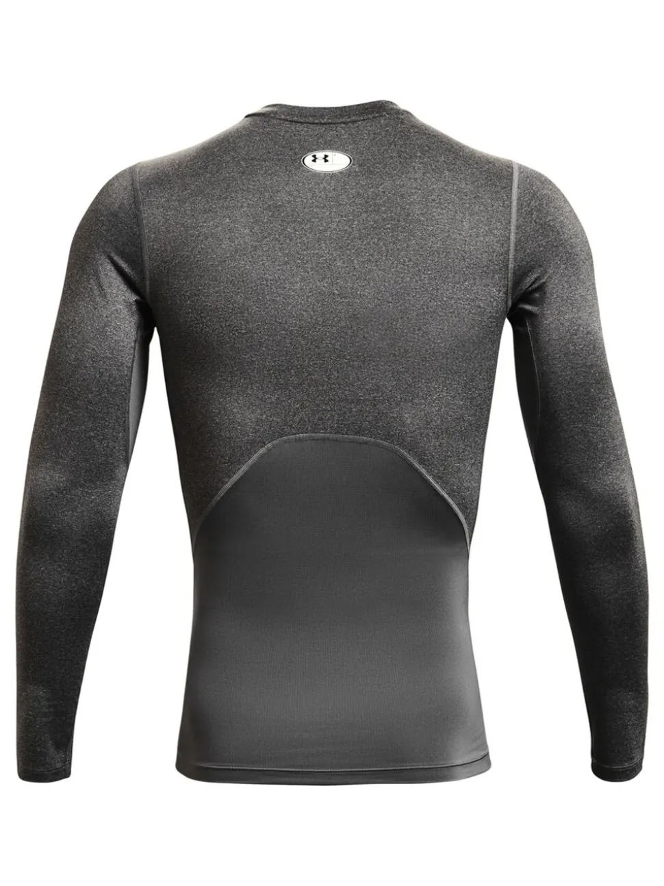 Under Armour Grey HeatGear Fitted Long Sleeve Base Layer T-Shirt