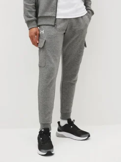 Under Armour Grey Rival Fleece Cargo Jogger