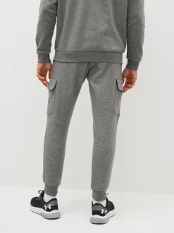Under Armour Grey Rival Fleece Cargo Jogger