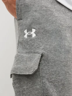 Under Armour Grey Rival Fleece Cargo Jogger