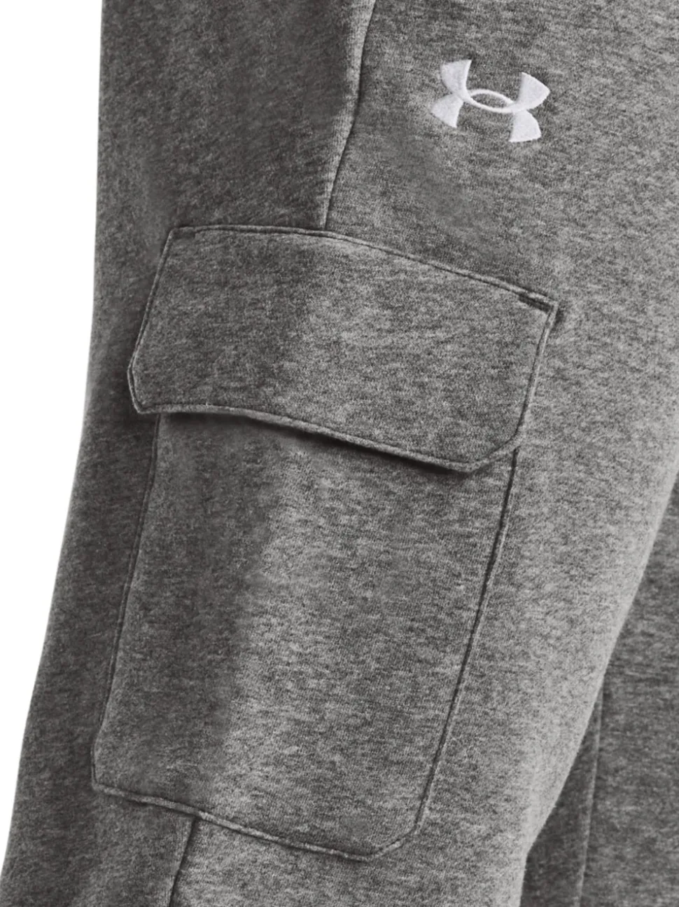 Under Armour Grey Rival Fleece Cargo Jogger