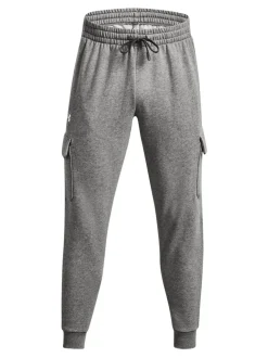 Under Armour Grey Rival Fleece Cargo Jogger
