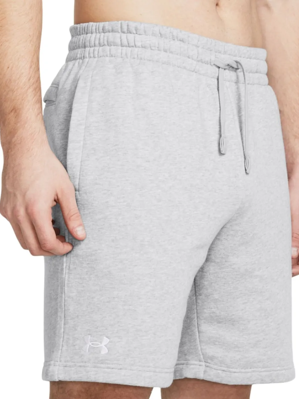 Under Armour Grey Rival Fleece Shorts