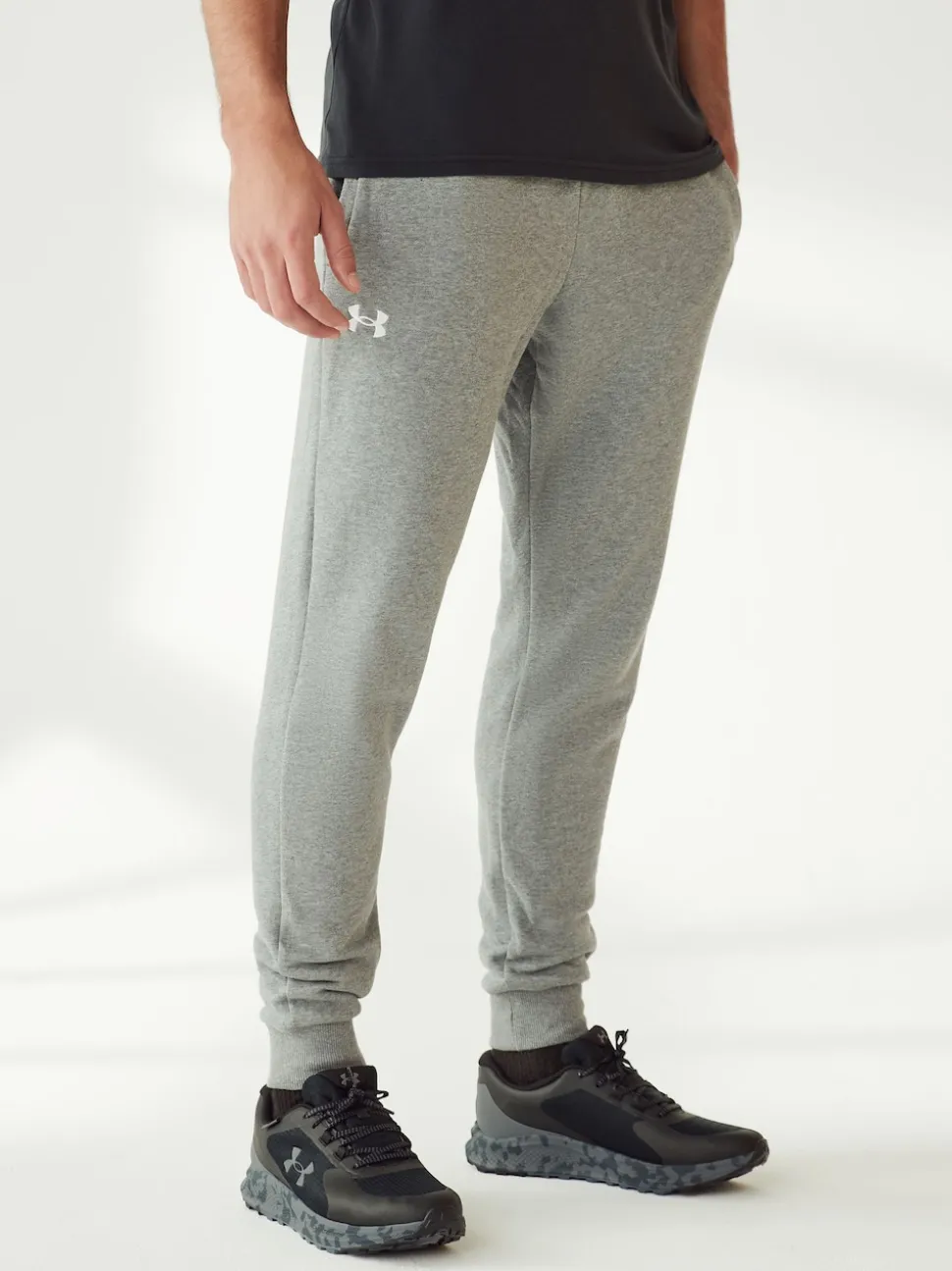 Under Armour Grey Rival Fleece Joggers