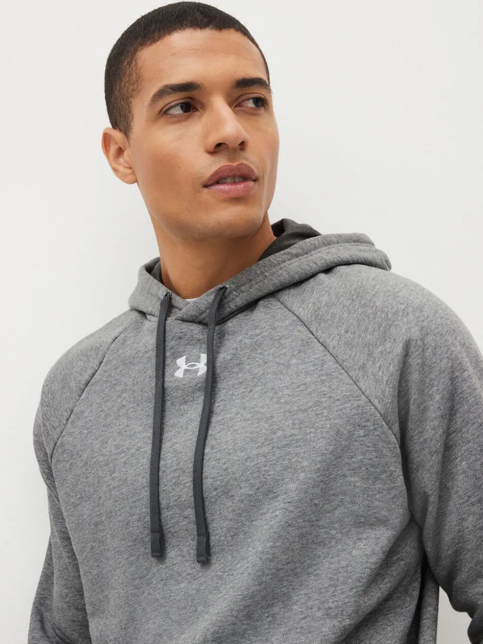 Under Armour Grey Rival Fleece Hoodie