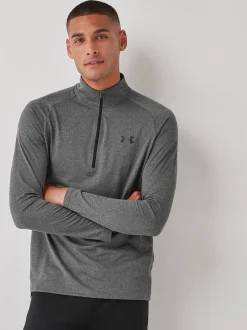 Under Armour Grey Tech Quarter Zip Fleece