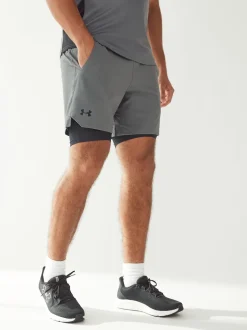 Under Armour Grey Vanish Woven 2-in-1 Shorts