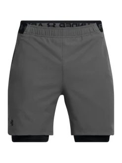 Under Armour Grey Vanish Woven 2-in-1 Shorts