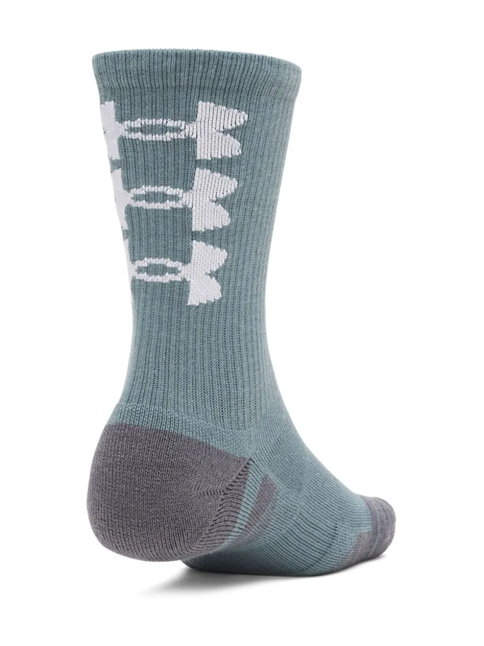 Under Armour Light Blue Perf Tech Nov Crew Socks 3 Pack