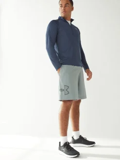 Under Armour Light Grey Tech Graphic Shorts