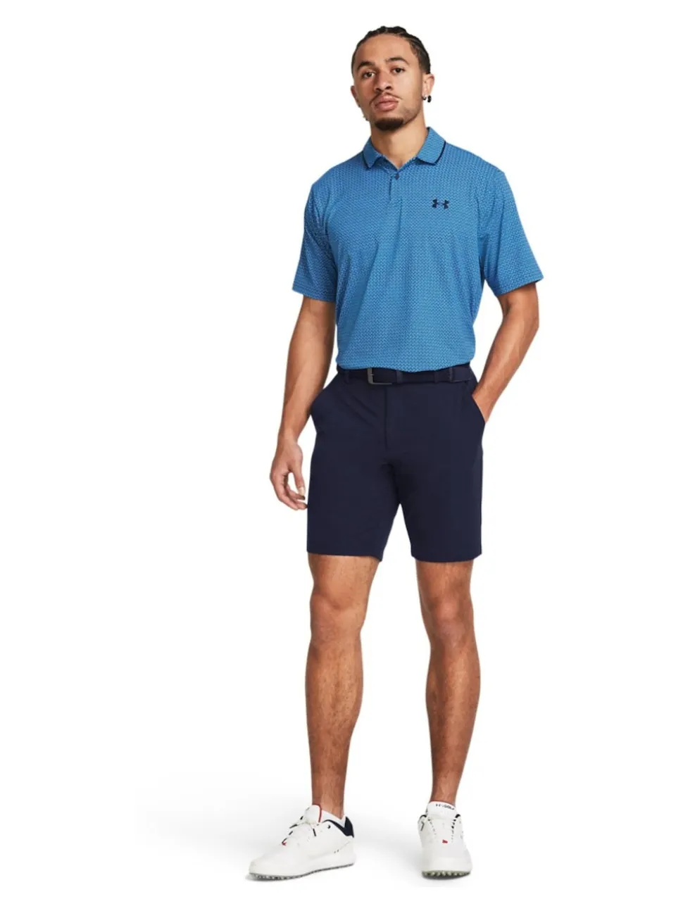 Under Armour Navy Golf Tech Taper Shorts