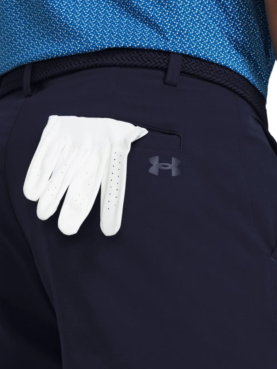 Under Armour Navy Golf Tech Taper Shorts